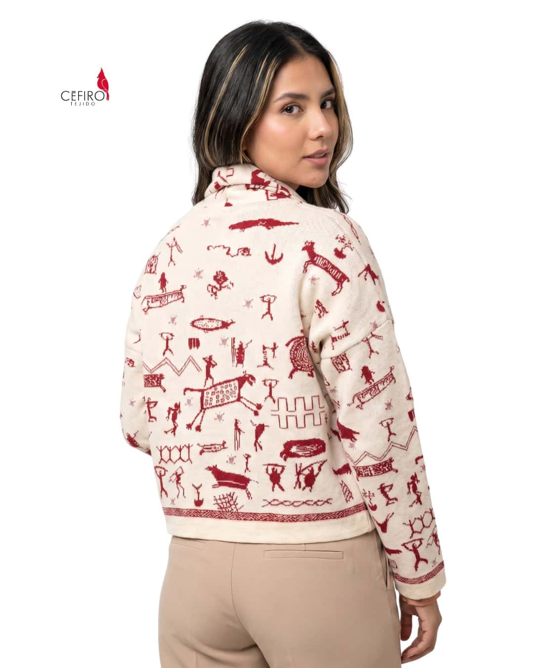 Cardigan Chiribiquete atras